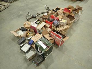 Qty Of Assorted John Deere Parts, Lights And Automotive Accessories