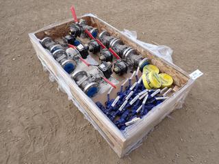 Qty Of Assorted Fossil Power Systems Flanged Ball Valves, Himark Ball Valves And Goodwin Rame Valve