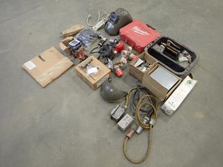 Heavy Duty Plugs, Pressure Clamp, Heat Gun, Air Drill And Assorted Supplies (Y)