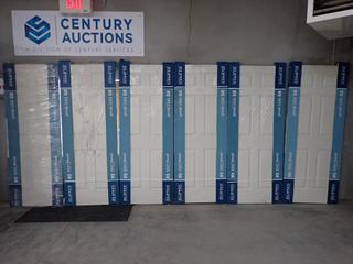 (6) Assorted Jeldwen Easy Install Doors, Damaged. (WH)