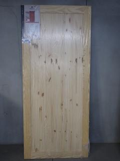 Colonial Elegance "Rustic" Barn Door, 37in x 84in. (WH)