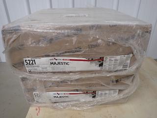 (2) USG CGC Ceilings 5221 Majestic Olympia Micro 4221 Acoustical Panels, 16 Pieces Per Box. (8-U-3)
