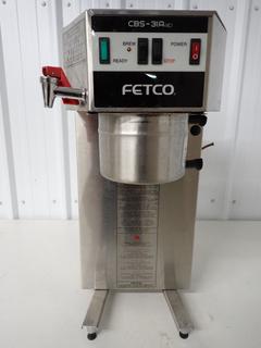 Fetco CBS-31Aap Stainless Steel Single Commercial Coffee Maker/Brewer. (WH)