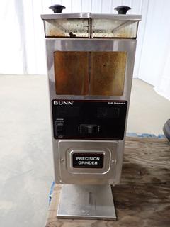 Bunn G92 HD G9 Series Commercial Dual Hopper Precision Grinder. (WH)