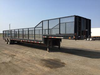 1995 Fontane 48 Ft. T/A Single Drop Trailer c/w Spring Susp., Caged Sides, VIN 13N248202S1564119
