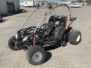 Baja Dune Buggy c/w 150cc 10 HP Gas, Auto, 221x7.00-10 Front, 22x11-10 Rear Tires, SN L6KSAKLA68A004619 *Note: Spare Parts In Office*