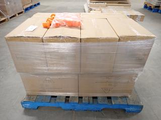 Pallet of FCL 4477170 Horizontal Rebar Safety Caps, (250) Per Box. (WH)