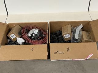 (2) Boxes of Assorted Adapters, End Caps, Etc. (3-H-3)