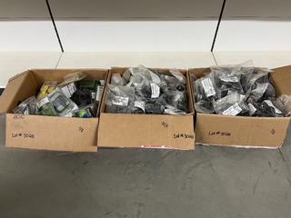 (3) Boxes of Assorted Nozzles, Jet Caps, Hosebarbs, Spray Tips, Etc. (3-G-3)