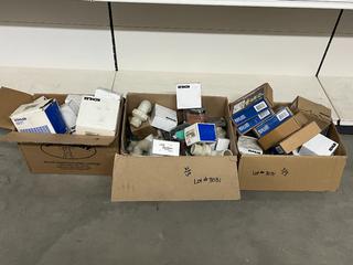 (3) Boxes of Assorted Kohler Air Filters, 12V Pump Repair Kits, Etc. (3-B-3)