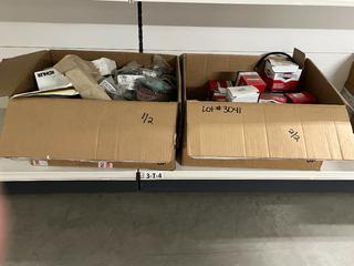 (2) Boxes of Assorted Kohler Air Filters, Nozzles, Gaskets and Briggs & Stratton Magneto Armatures. (3-R-4)