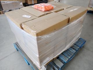 Pallet of FCL 4477170 Horizontal Rebar Safety Caps, (250) Per Box. (WH)