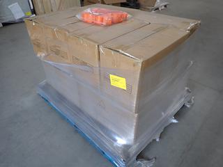 Pallet of FCL 4477170 Horizontal Rebar Safety Caps, (250) Per Box. (WH)