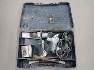 Hitachi DH40MR 1-9/16in SDS Max Shank Rotary Hammer, 2-Mode c/w Bits and Hard Case. (1-B-3)