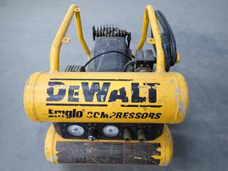 DeWalt D55154 Heavy Duty 1.1 HP Portable 4 Gallon Electric Dolly-Style Air Compressor, 120V, 60Hz, 14A, 125 PSI. (1-C-3)