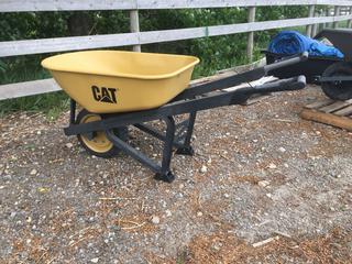 Cat Metal Wheelbarrow.