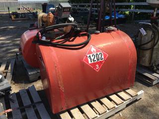 Tidy Tank 500L Diesel Slip Tank c/w Fill-Rite 12 Volt 13 GPM Pump, Hose, Nozzle and Meter.