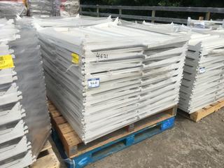 Quantity of Metal Shelves 20in x 42in. *No Uprights*