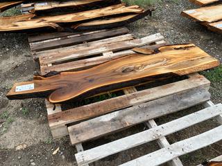 (1)Pc Russian Olive Live Edge Slab, Approximately 60in x 10in x 1 1/2in.