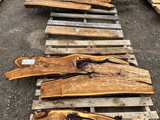 (1)Pc Russian Olive Live Edge Slab, Approximately 50in x 16in x 2in.