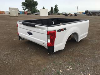 2017 Ford F350 Truck Box (White) Full Size 8 Ft. c/w Bumper & Mounting Hardware, Control # 7888