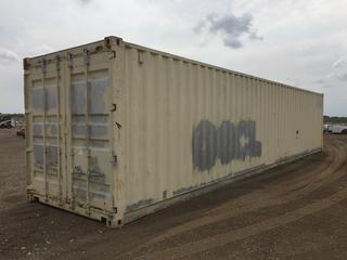 40 Ft. Storage Container c/w Plumbed For Electrical, Shelves, # OOLU 5166590