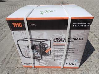 Unused TMG Industrial 132 GPM 2in. Semi-Trash Water Pump with 6.5 HP Gas Engine, TMG-50TWP. Control # 7822