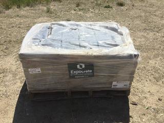 Expocrete Stackstone Charcoal Tight Radius Blocks 8in x 8in, Approximately 180Pcs.