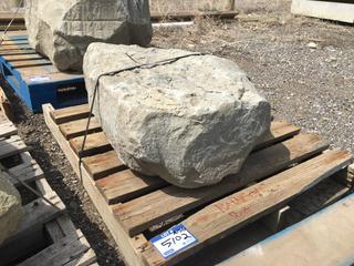 Rainbow Landscaping Rock, Approximately 24in x 34in x 10in.