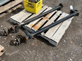 (2) 5 Bolt Axle's 6ft L, Part# V000467420.