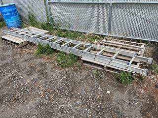 Aluminum Extension Ladder 25ft. *Damaged*