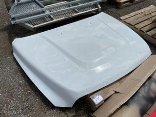 Unused Dodge 4th Gen White Hood. *Slight Hail Damage*