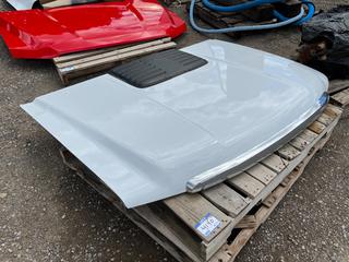 Unused Chevy HD Hood (White).