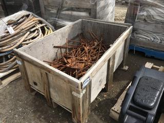 Crate of Coil Rods & Plates.