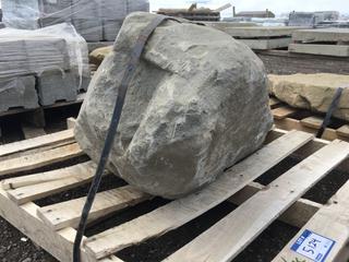 (1) Large Landscaping Rainbow Rock, Approximately 35 in x 33 in x 21 in H.