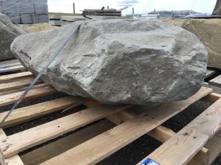 (1) Large Landscaping Rainbow Rock, Approximately 44 in x 28 in x 16 in H.