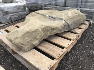 (1) Large Landscaping Sandstone Rock, Approximately 50 in x 40 in x 10 in H.