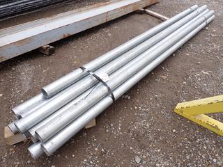 Quantity of Galvanized 2-3/4in Pipe, Approximately 10ft Lengths.