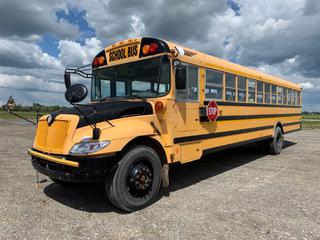 2007 International PB105 72 Passenger School Bus c/w DT466 7.2L 6 Cyl Diesel 220 HP, Allison Auto, Showing 268,146 Kms, VIN 4DRBUAAP37B355317