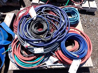 Quantity of Assorted Air/Hydraulic Hoses.