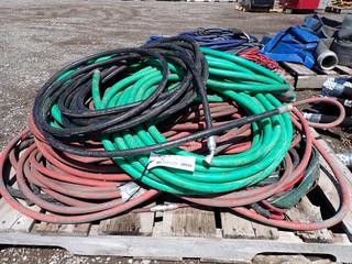 Quantity of Assorted Air/Hydraulic Hoses.