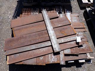 Pallet of Assorted Steel Plates.