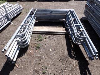 (10) Scaffold Frames 5 ft W x 78 in H.