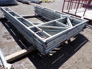 (9) Scaffold Frames 5 ft W x 9 ft H.