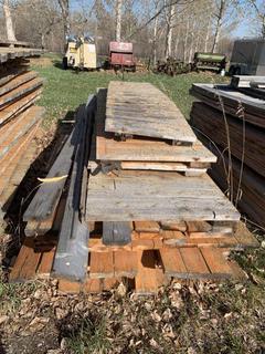 Selling Off-Site - Various 2-1/2 in to 4 in x 12 ft Lengths of 2x6 Hardwood Flooring Slabs, For Further Information Please Call Tim @ 403-968-9430.