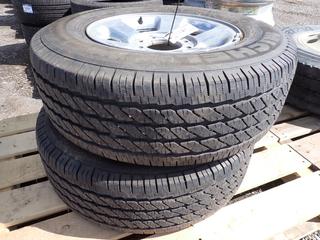 (4) Michelin LTX A/S Tires T265/70 R17 21/118R with Dodge 8 Bolt Pattern Rims.