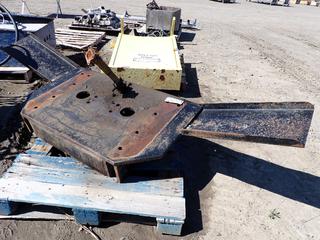 Frame/Transfer Case for Vehicle Snowplow Attachment.