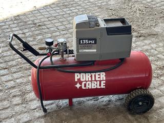 Porter Cable 135 PSI 15 Gal Air Compressor, Single Phase 120V 15 Amp 60Hz.