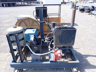 Skid Mounted FMC Bean Pump 1000 PSI 51.5Hp 75.0 GPM w/ Kubota Motor. *Working Condition Unknown*