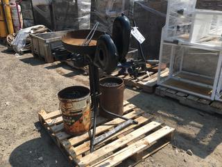 Canadian Blower & Forge Co. No.625, Blacksmith Forge c/w (2) Pails of Coal and (1) Set of Tongs.